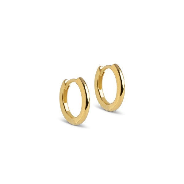 Chunky Classic Hoops fra Enamel Copenhagen i 18 karat forgyldt 925 sterlingsølv, 10 mm creoler.